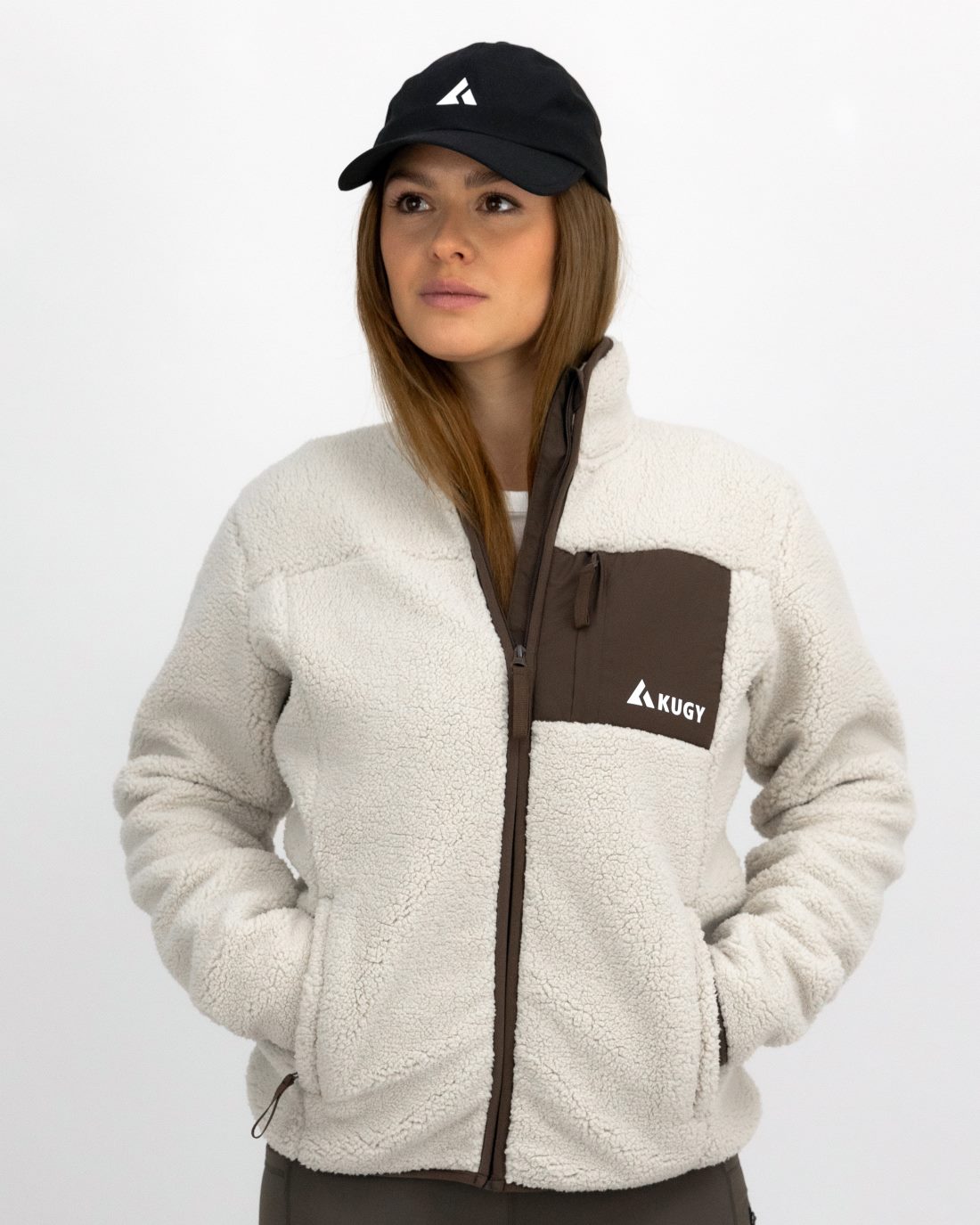 Pile Sherpa da donna marrone alpino
