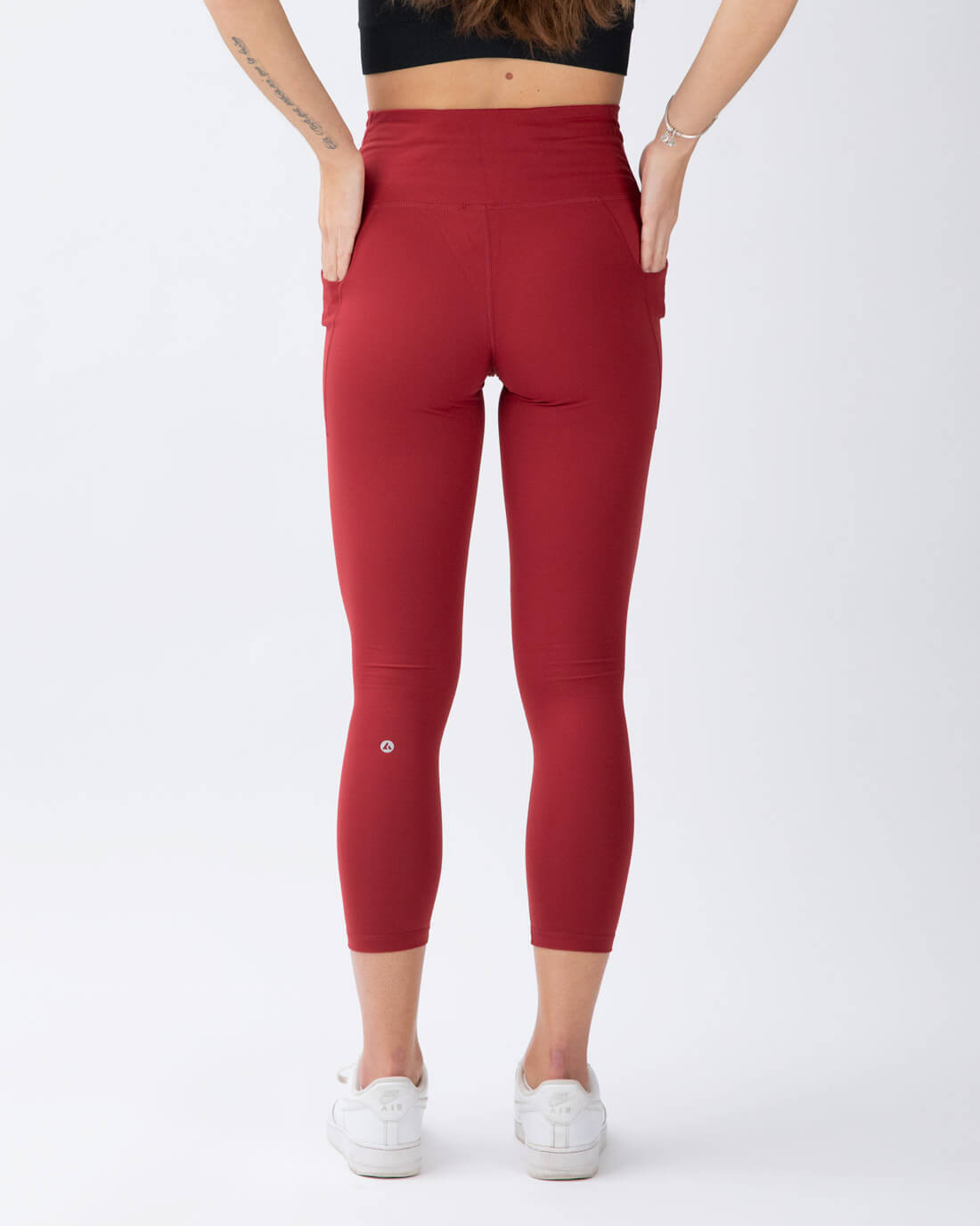 Aero Leggings with pockets 7/8 Merlot