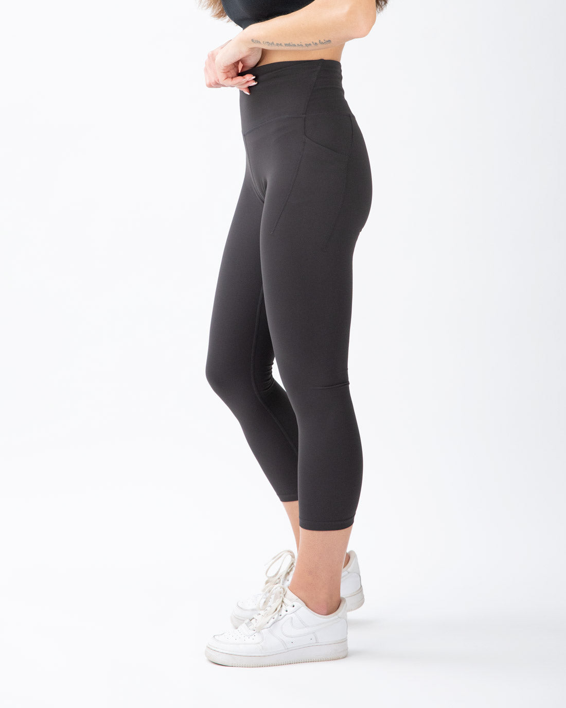 Aero Leggings With Pockets 7/8 Black