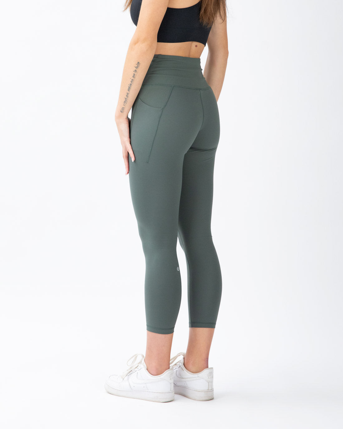 Aero Leggings with pockets 7/8 Dark Forest