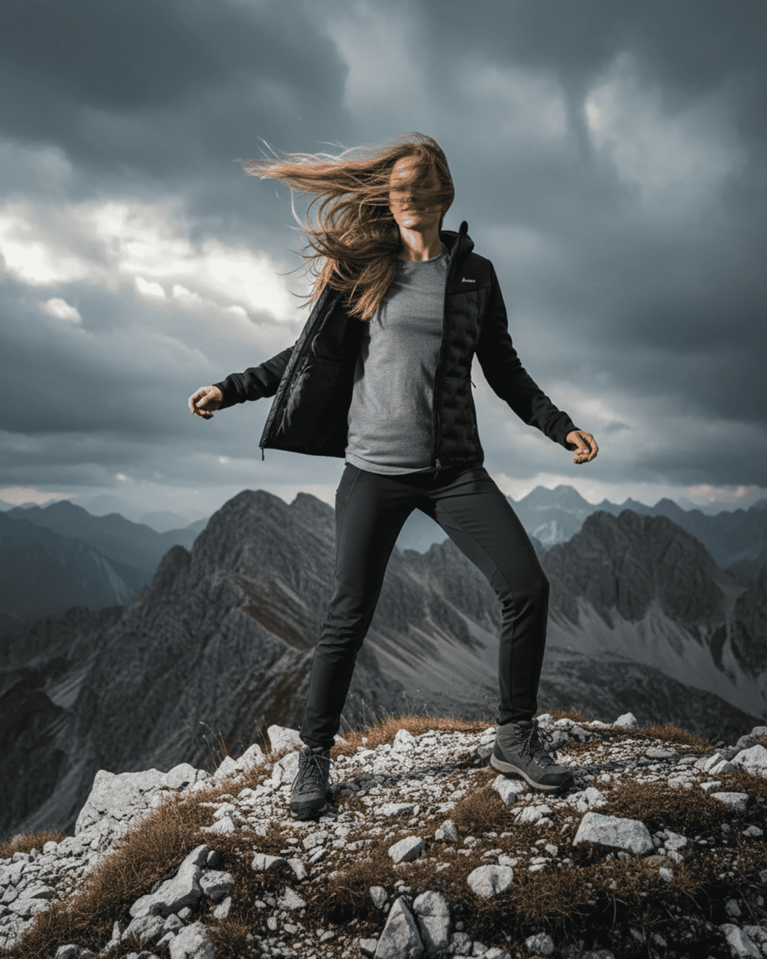 Giacca Primaloft da donna Liora Nera